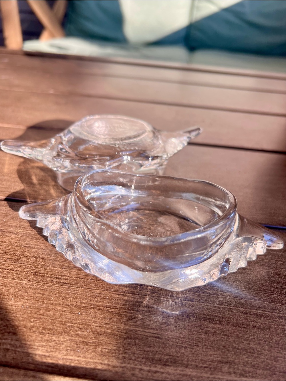 Vintage GlasBake Imperial Blue Crab Deviled Crab Dishes Set of 2 🦀